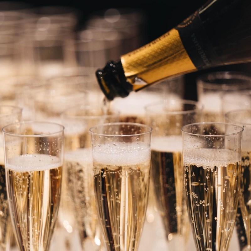 a close up of a wine glass